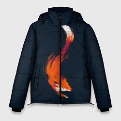 Куртка зимняя мужская Хитрая лисичка, цвет: 3D-черный