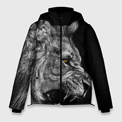 Куртка зимняя мужская Оскал льва, цвет: 3D-красный