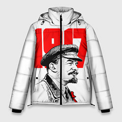 Куртка зимняя мужская Ленин 1917, цвет: 3D-красный