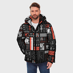 Куртка зимняя мужская 21 Pilots: Geometry, цвет: 3D-черный — фото 2