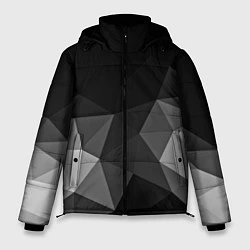 Куртка зимняя мужская Abstract gray, цвет: 3D-черный