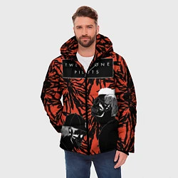 Куртка зимняя мужская Twenty One Pilots, цвет: 3D-черный — фото 2