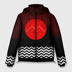 Куртка зимняя мужская Twin Peaks Sun, цвет: 3D-черный