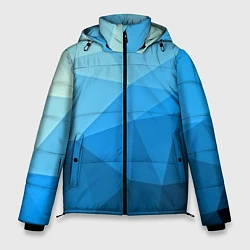 Мужская зимняя куртка Geometric blue