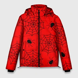Куртка зимняя мужская Рассадник пауков, цвет: 3D-красный