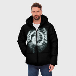 Куртка зимняя мужская Чужой в желудке, цвет: 3D-светло-серый — фото 2