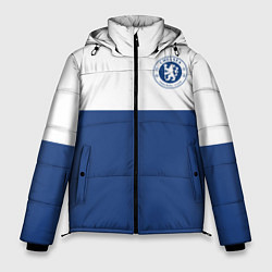 Куртка зимняя мужская Chelsea FC: Light Blue, цвет: 3D-черный