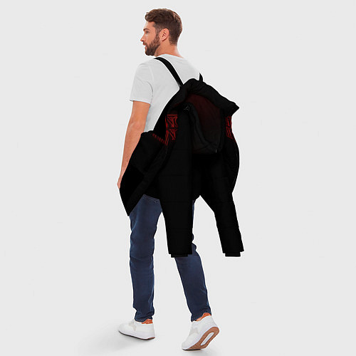 Мужская зимняя куртка Logo ST / 3D-Черный – фото 5