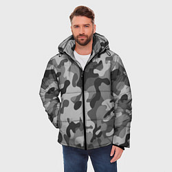 Куртка зимняя мужская Ночной Камуфляж 1, цвет: 3D-черный — фото 2