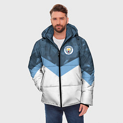Куртка зимняя мужская Manchester City FC: Sport, цвет: 3D-красный — фото 2
