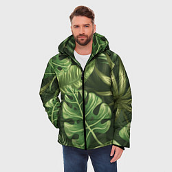 Куртка зимняя мужская Доисторический лес, цвет: 3D-светло-серый — фото 2