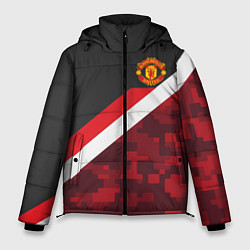 Куртка зимняя мужская Man UTD FC: Sport Camo, цвет: 3D-черный