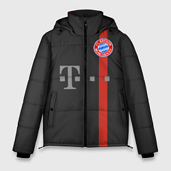 Куртка зимняя мужская Bayern FC: Black 2018, цвет: 3D-красный