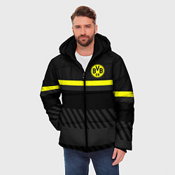 Куртка зимняя мужская FC Borussia 2018 Original #3, цвет: 3D-черный — фото 2