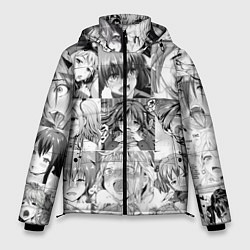 Мужская зимняя куртка Японская анимация компиляция
