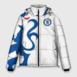 Куртка зимняя мужская FC Chelsea: White Lion, цвет: 3D-светло-серый