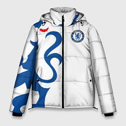 Куртка зимняя мужская FC Chelsea: White Lion, цвет: 3D-красный