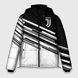 Куртка зимняя мужская FC Juventus: B&W Line, цвет: 3D-красный