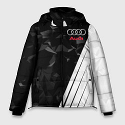 Куртка зимняя мужская Audi: Black Poly, цвет: 3D-светло-серый