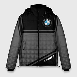 Куртка зимняя мужская BMW SPORT БМВ СПОРТ, цвет: 3D-красный