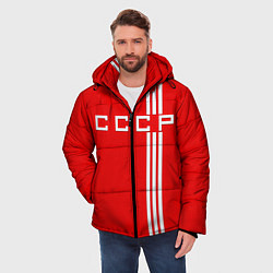 Куртка зимняя мужская Cборная СССР, цвет: 3D-черный — фото 2