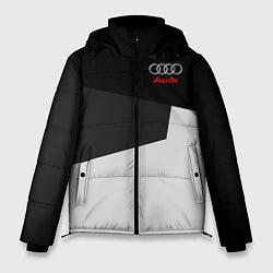 Куртка зимняя мужская Audi Sport, цвет: 3D-черный