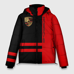Куртка зимняя мужская Porsche: Red Sport, цвет: 3D-черный