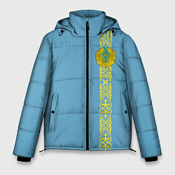 Куртка зимняя мужская I Love Kazakhstan, цвет: 3D-красный