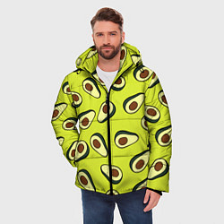 Куртка зимняя мужская Стиль авокадо, цвет: 3D-черный — фото 2