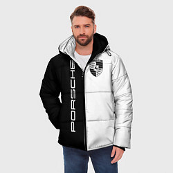 Куртка зимняя мужская Porsche Design, цвет: 3D-черный — фото 2