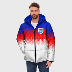 Куртка зимняя мужская Сборная Англии: Тренировочная ЧМ-2018, цвет: 3D-черный — фото 2
