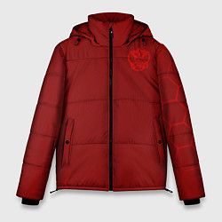 Куртка зимняя мужская Russia 2022 Red Mashine, цвет: 3D-черный
