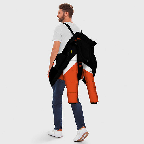 Мужская зимняя куртка Russia: Orange Sport / 3D-Черный – фото 5