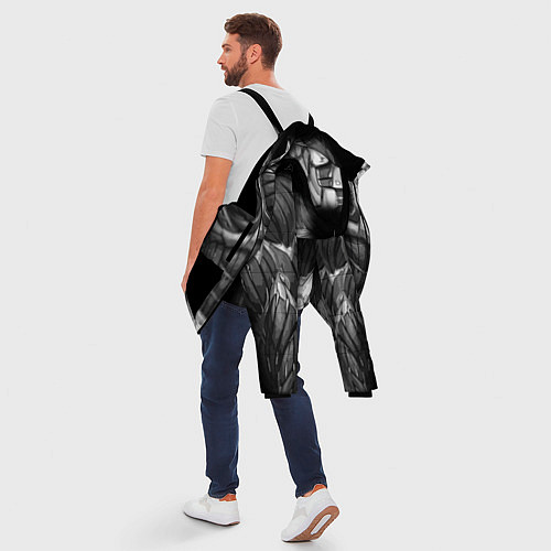 Мужская зимняя куртка Экзоскелет / 3D-Черный – фото 5