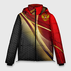 Куртка зимняя мужская RUSSIA SPORT: Gold Collection, цвет: 3D-светло-серый