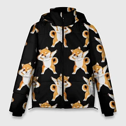 Куртка зимняя мужская Foxes Dab, цвет: 3D-черный