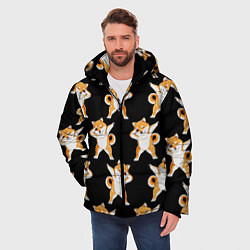 Куртка зимняя мужская Foxes Dab, цвет: 3D-черный — фото 2