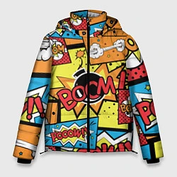 Куртка зимняя мужская Boom Pop Art, цвет: 3D-черный