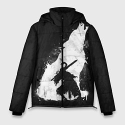Куртка зимняя мужская Dark Souls: Howling Wolf, цвет: 3D-светло-серый