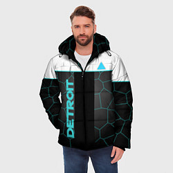Куртка зимняя мужская Detroit Human, цвет: 3D-черный — фото 2
