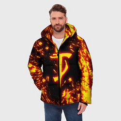 Куртка зимняя мужская DOOM: The Crucible, цвет: 3D-красный — фото 2