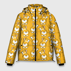 Куртка зимняя мужская Маленькие Корги, цвет: 3D-светло-серый