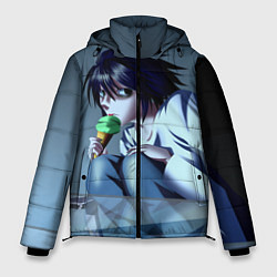 Куртка зимняя мужская L ест мороженое, цвет: 3D-светло-серый
