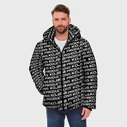 Куртка зимняя мужская Kojima Productions, цвет: 3D-черный — фото 2