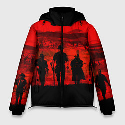 Куртка зимняя мужская RDR 2: Sunset, цвет: 3D-черный
