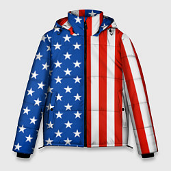 Куртка зимняя мужская American Patriot, цвет: 3D-черный