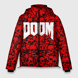 Куртка зимняя мужская DOOM: Blooded Skuls, цвет: 3D-черный
