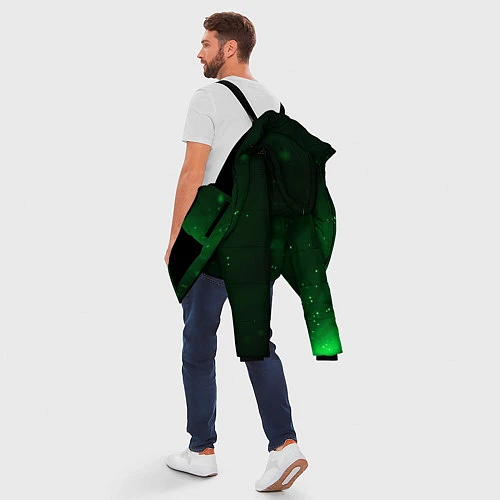 Мужская зимняя куртка GWENT Logo / 3D-Черный – фото 5