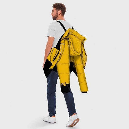 Мужская зимняя куртка 21 Pilots: Yellow Logo / 3D-Черный – фото 5