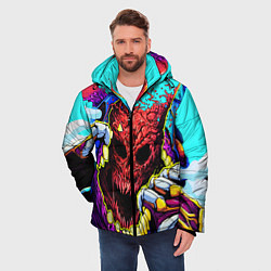 Куртка зимняя мужская CS:GO Hyper Beast, цвет: 3D-черный — фото 2